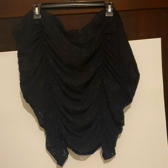 Black swimsuit skirt